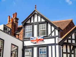 hdr cidade de canterbury foto