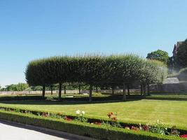 jardim do castelo de nuernberg burg em nuernberg foto