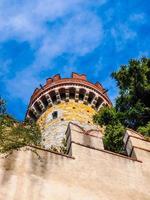 castelo hdr alberti em genoa itália foto