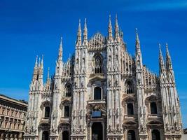 hdr duomo di milano catedral de milão foto