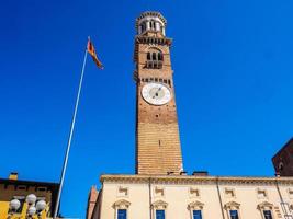 hdr piazza delle erbe em verona foto