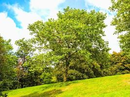 parque hdr kelvingrove em glasgow foto