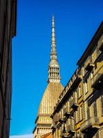 hdr mole antonelliana em Turim foto