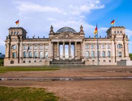 hdr reichstag em berlim foto