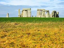 monumento hdr stonehenge em amesbury foto