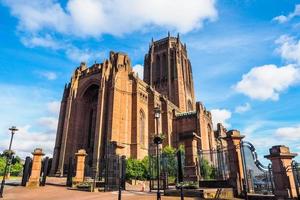 HDR Catedral de Liverpool em Liverpool foto