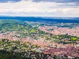 hdr vista aérea de stuttgart, alemanha foto