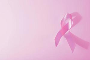 fundo de fita rosa de conscientização de câncer de mama