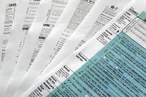 formulário de impostos