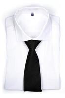 gravata em fundo branco - close-up