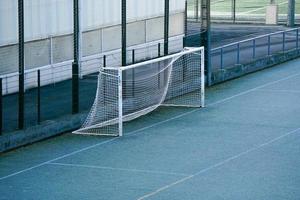 gol de futebol, equipamento esportivo de gol foto