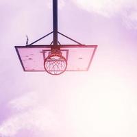 cesta de basquete de rua, esporte de cesta foto