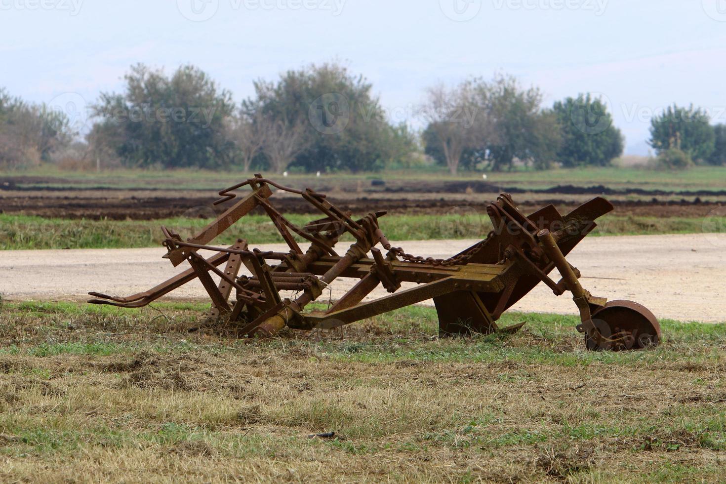 alte landmaschinen in israel. foto