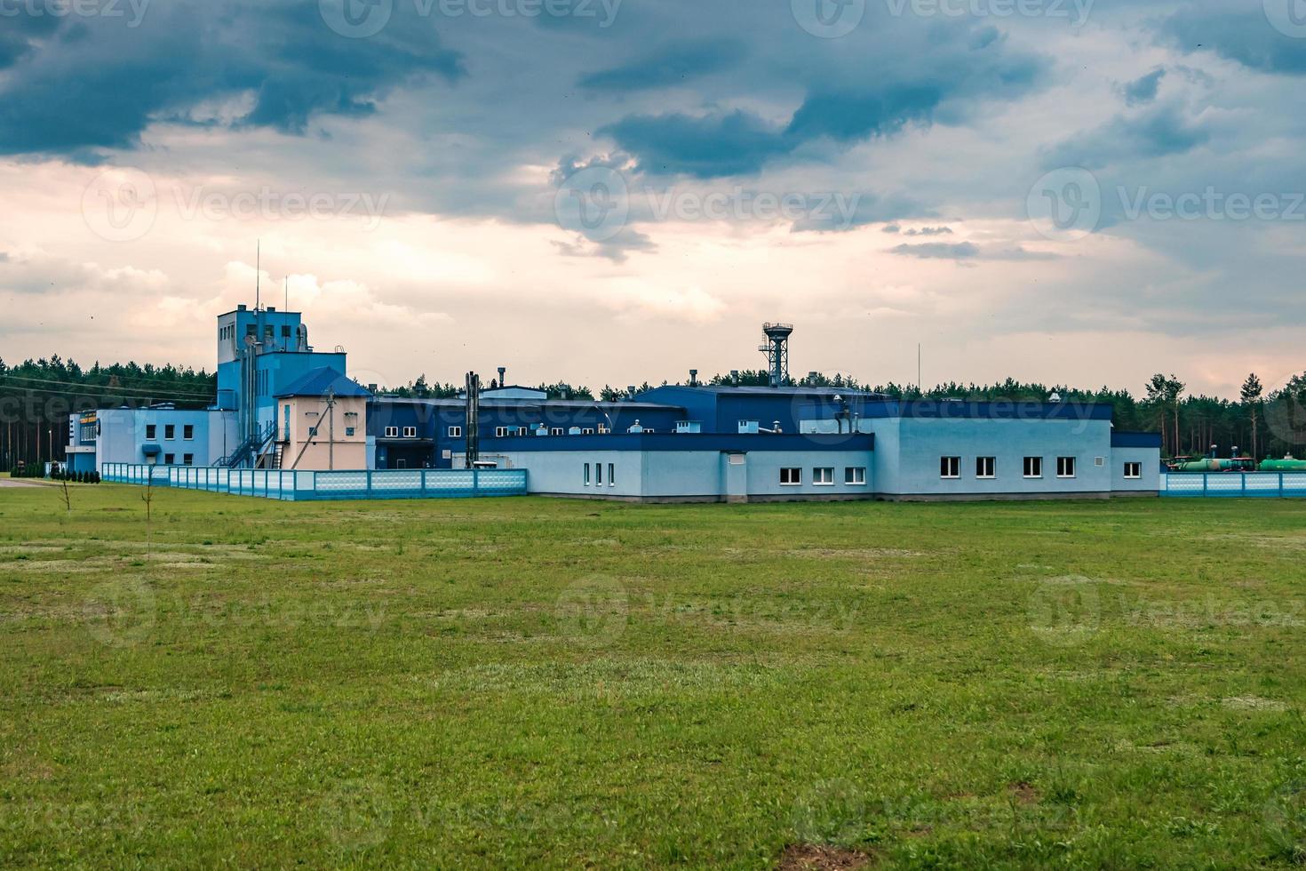 Bau einer modernen Agro-Stärkefabrik foto