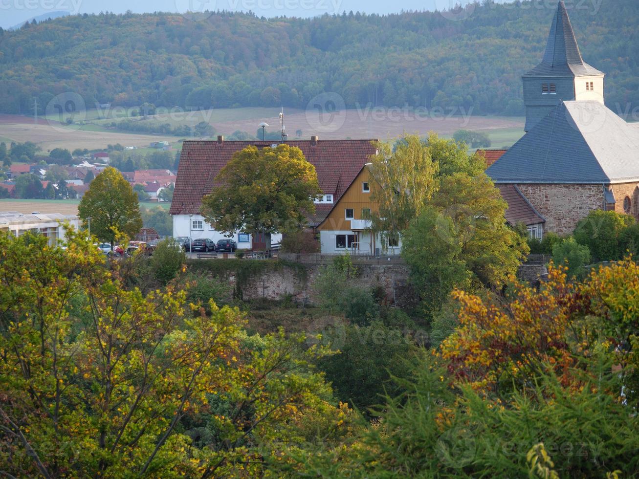 das kleine dorf weseke in westfalen foto