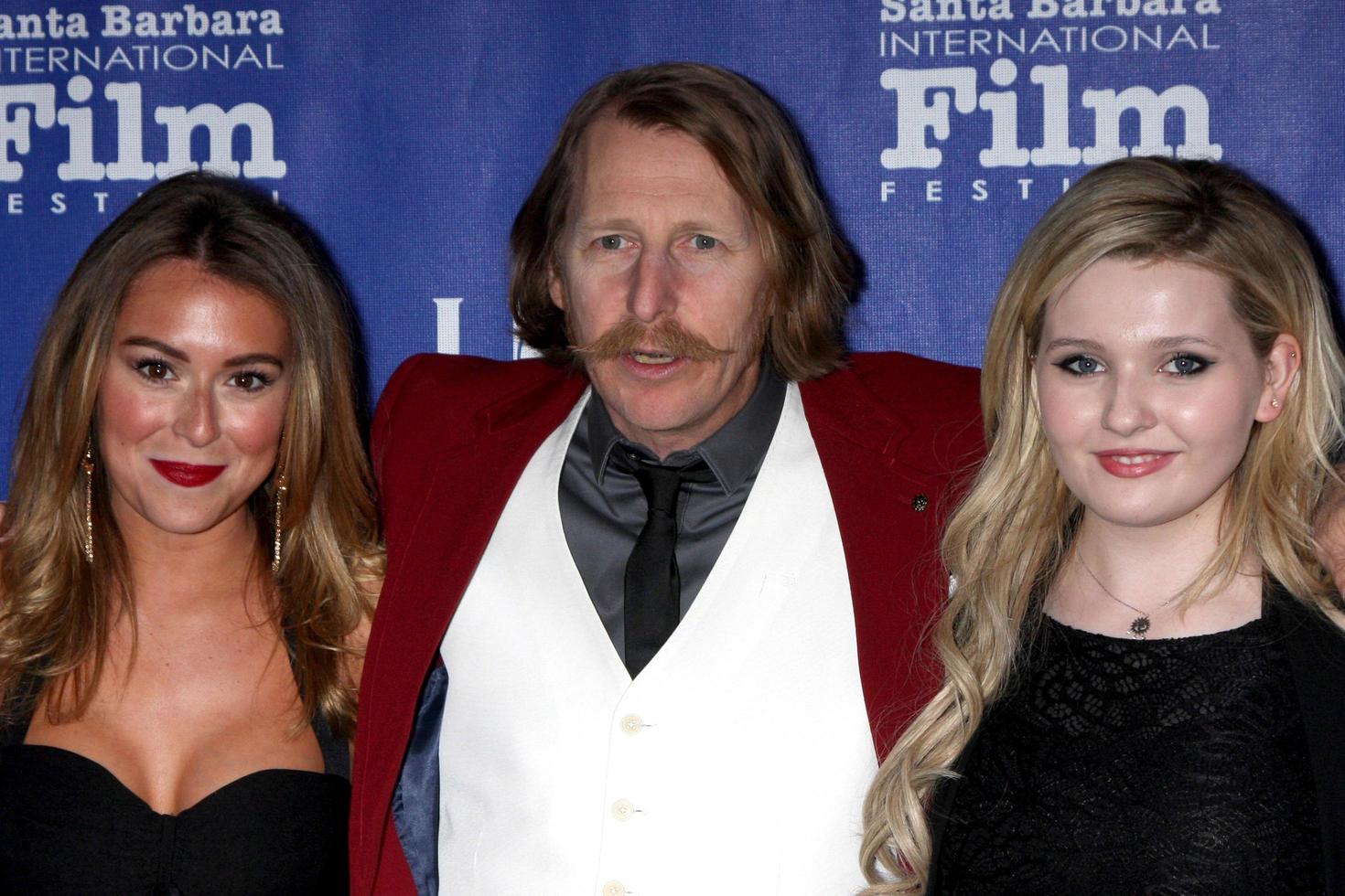 santa barbara, 5. feb - alexa vega, lew temple, abigail breslin beim santa barbara international film festival ehrt oprah winfrey im arlington theater am 5. februar 2014 in santa barbara, ca foto