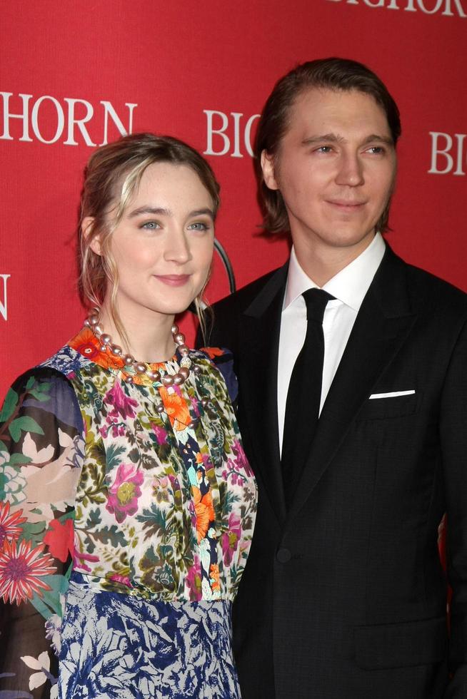 Palm Springs, 2. Januar - Saoirse Ronan, Paul Dano bei der Gala des 27. Palm Springs International Film Festival im Kongresszentrum am 2. Januar 2016 in Palm Springs, ca foto