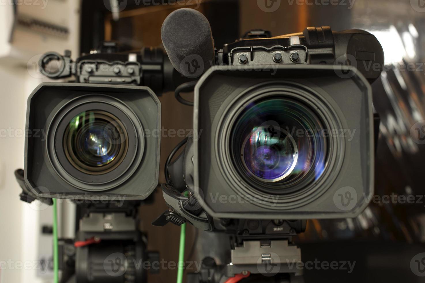 professionelle digitale Videokamera. foto