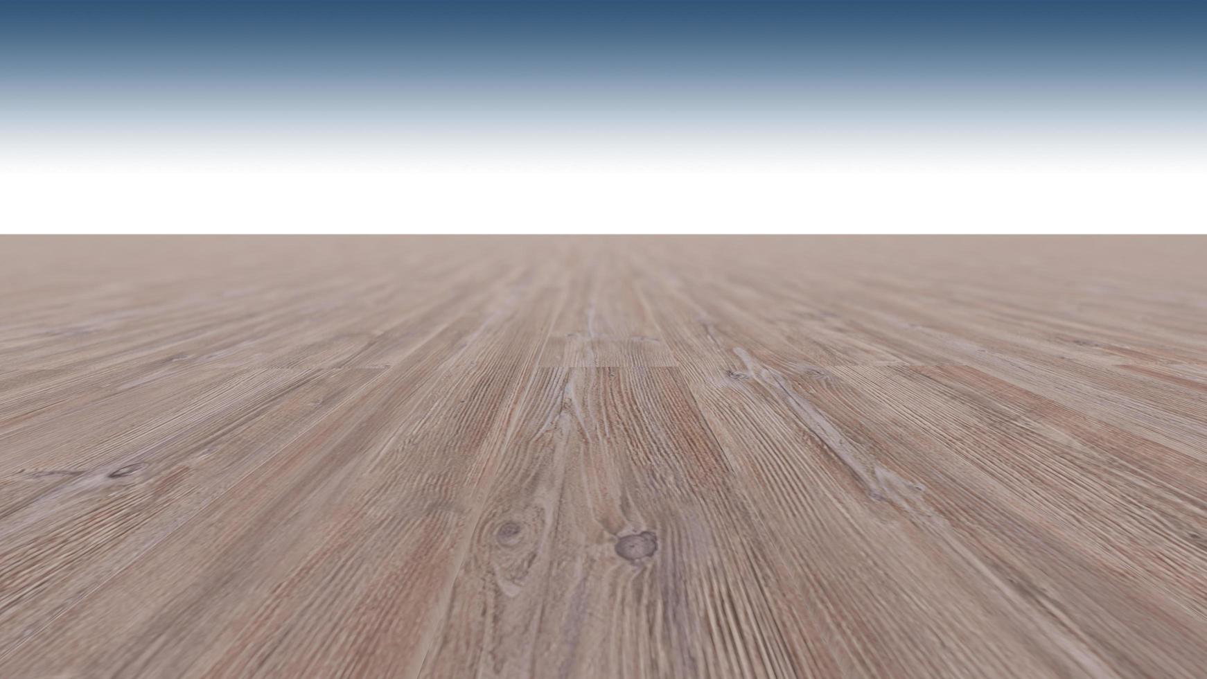 ein 3D-Rendering-Bild von Holzboden foto