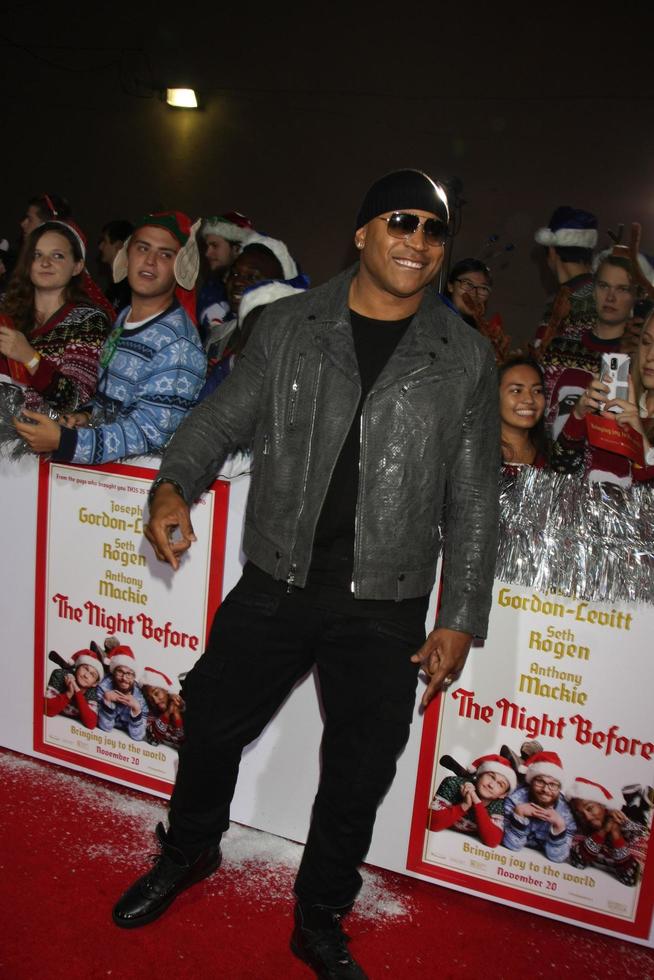 los angeles, 17. nov - ll cool j, alias james todd smith bei der la premiere am abend vor la premiere im theater im ace hotel am 17. november 2015 in los angeles, ca foto