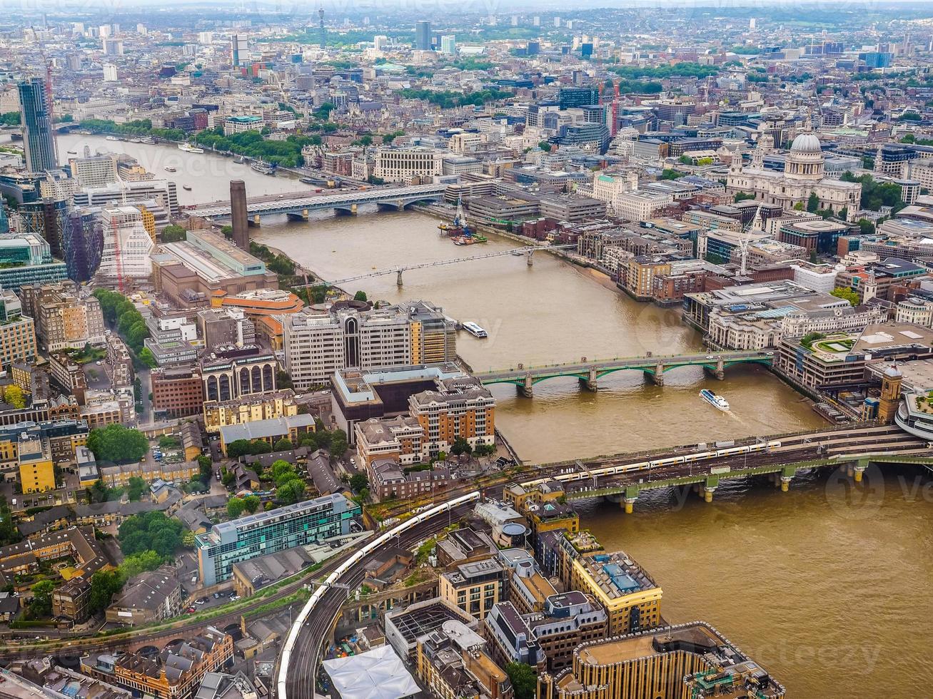 hdr-luftaufnahme von london foto