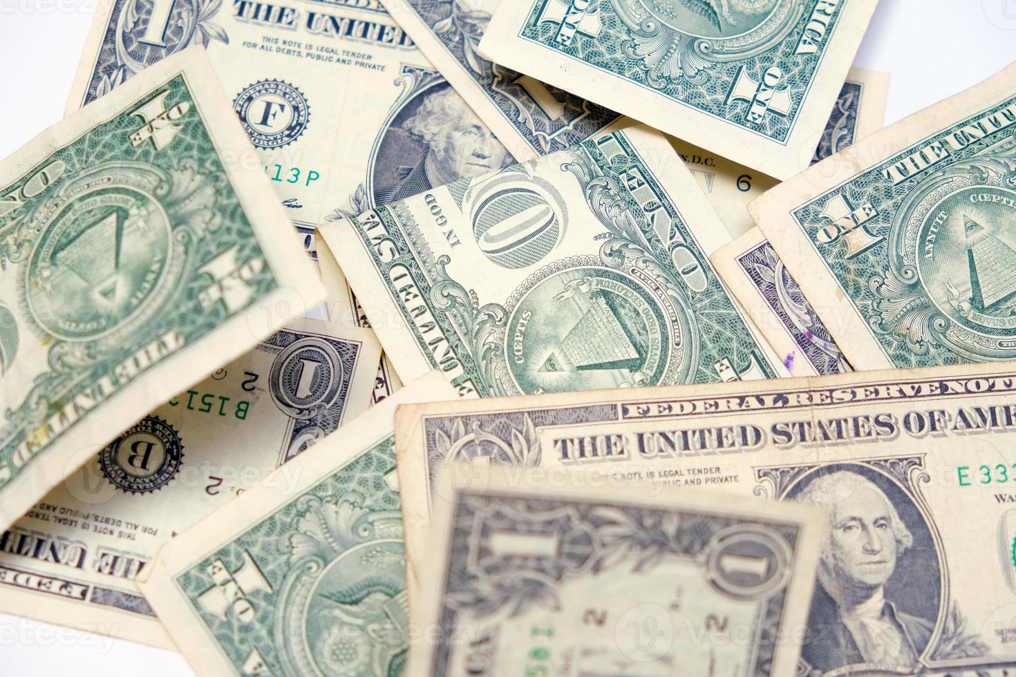 Banknoten US-Dollar. hochwertiges Foto