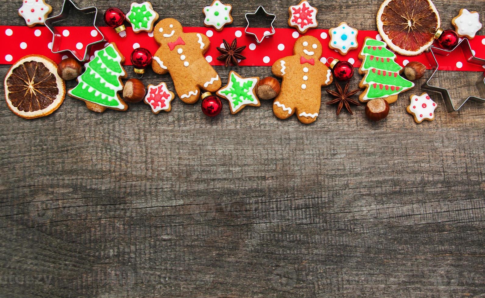Weihnachten Ingwer und Honig bunte Kekse foto