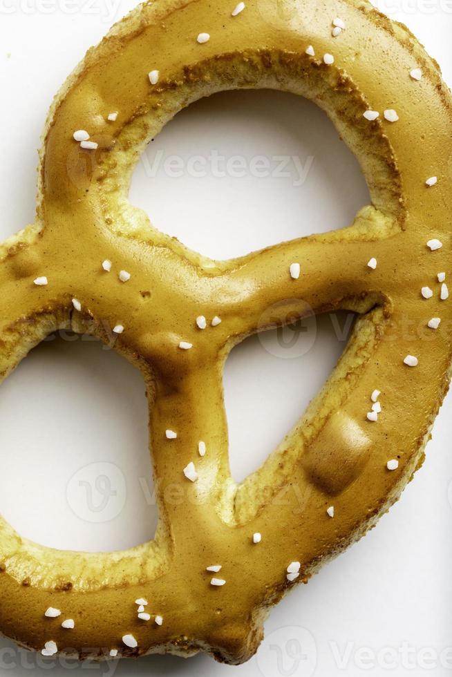 Brezel mit Salz foto