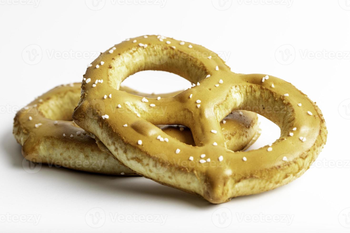 Brezel mit Salz foto