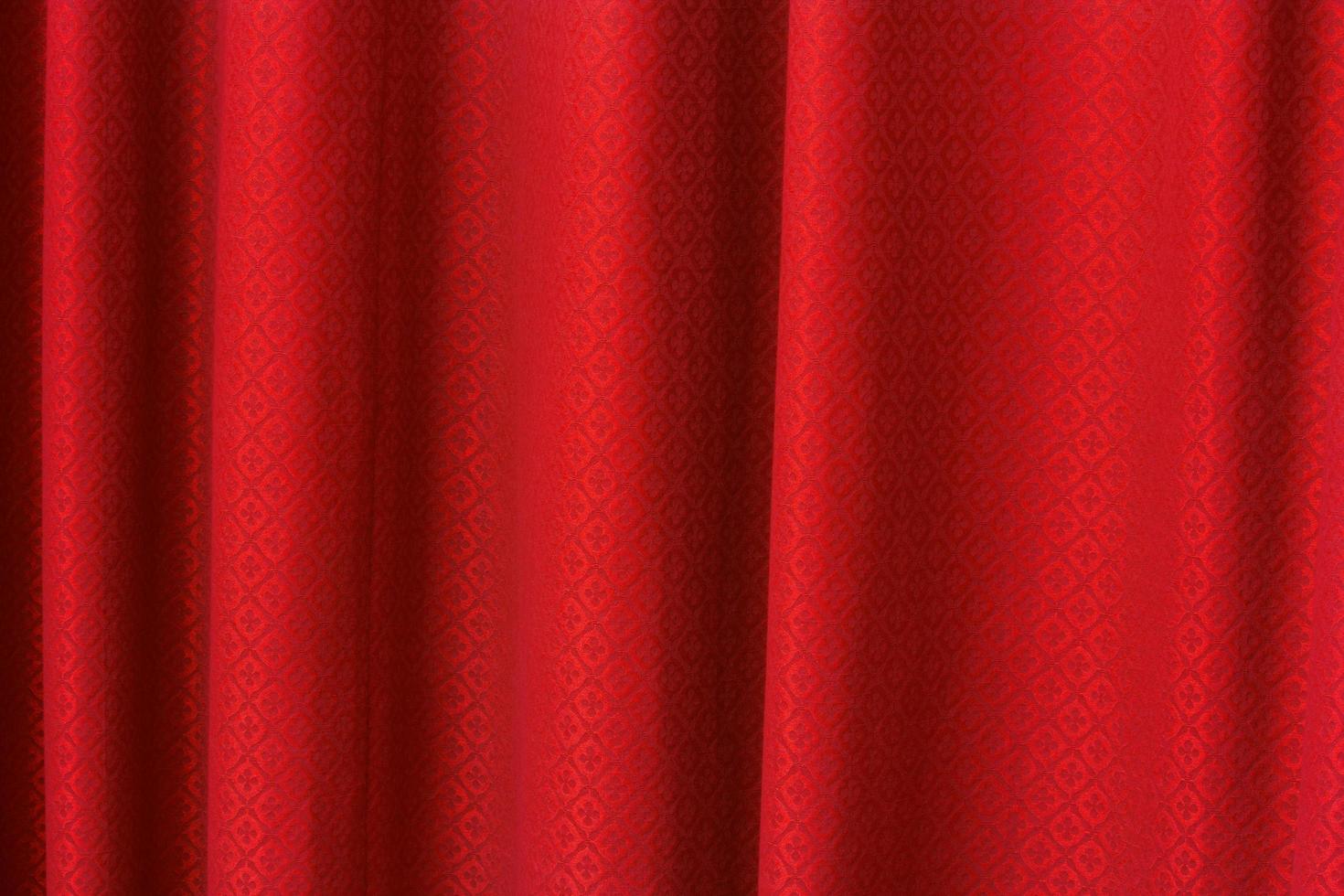 roter Vorhang Textur Hintergrund foto