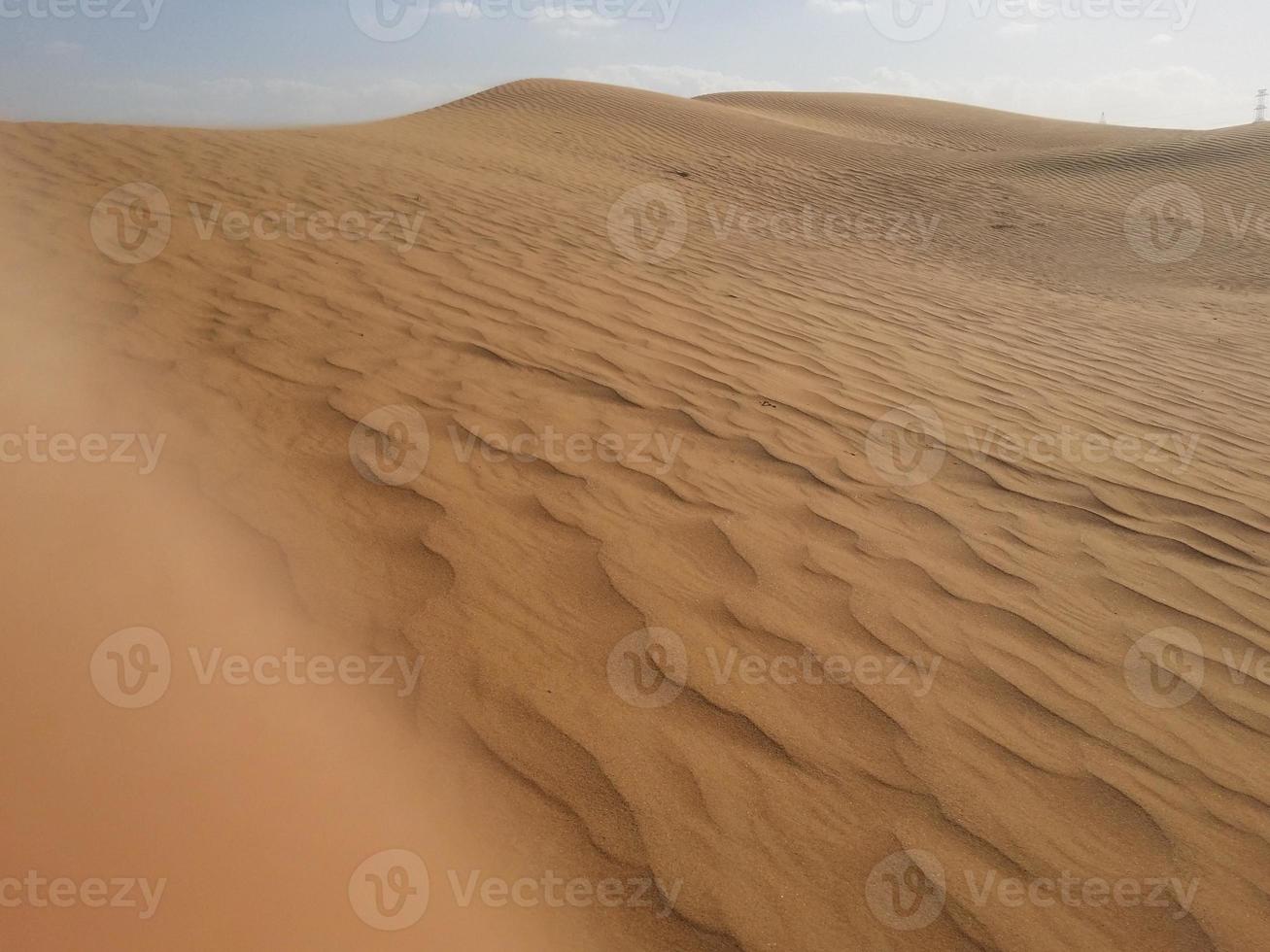 Sanddünen in der Wüste foto