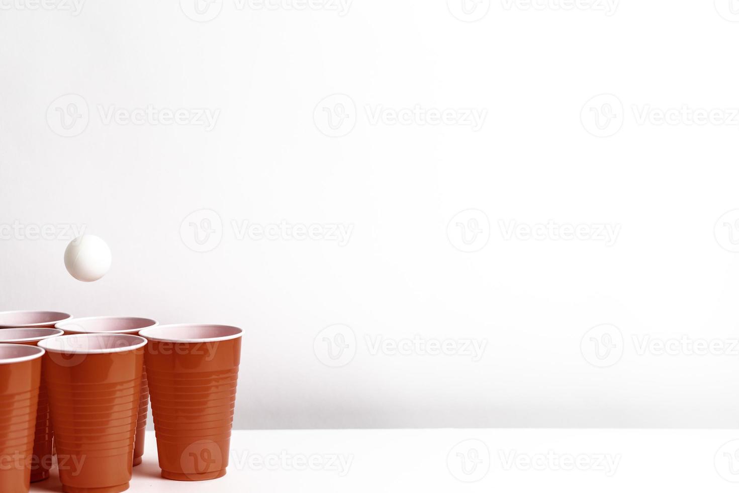 Bier-Pong-Spiel foto