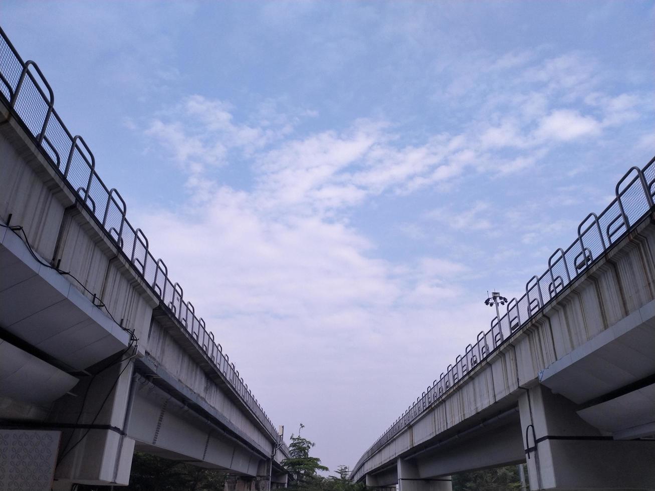 Perspektive des Autobahnwegs foto