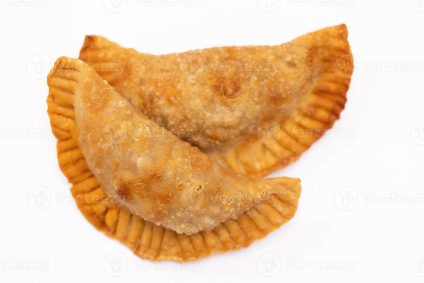 Empanadas auf weißem Hintergrund foto