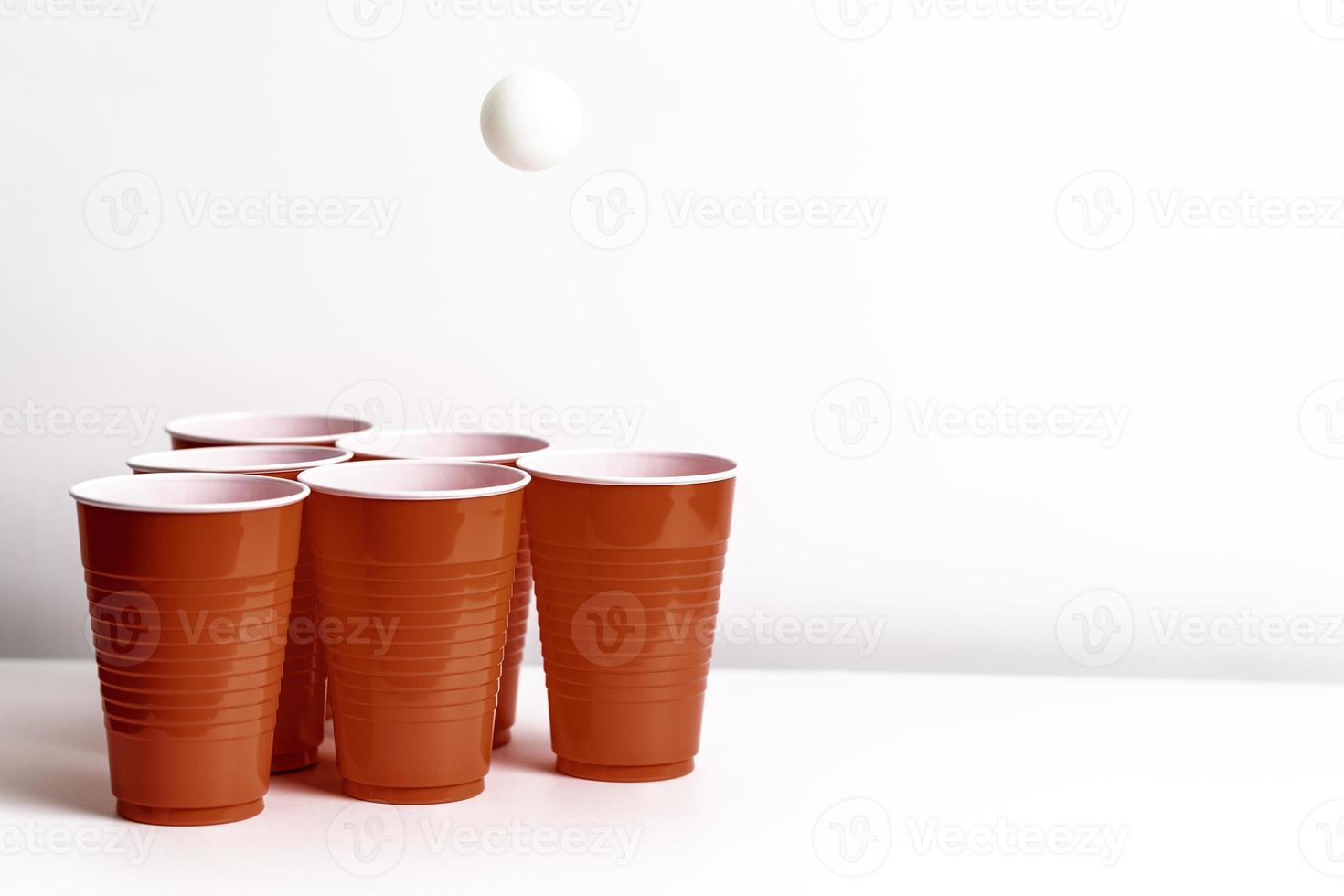 Bier-Pong-Spiel foto