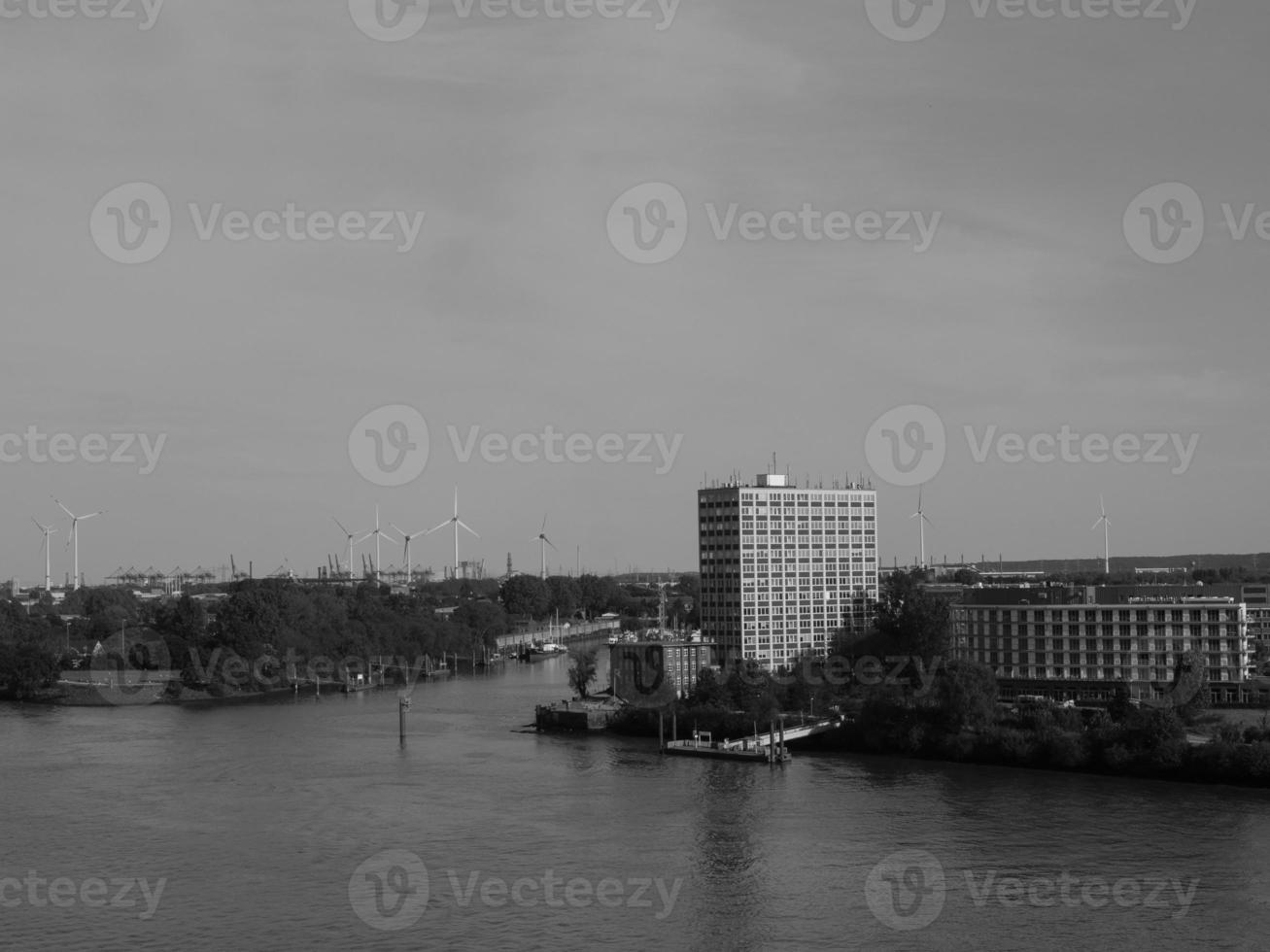 Hamburg und die Elbe foto