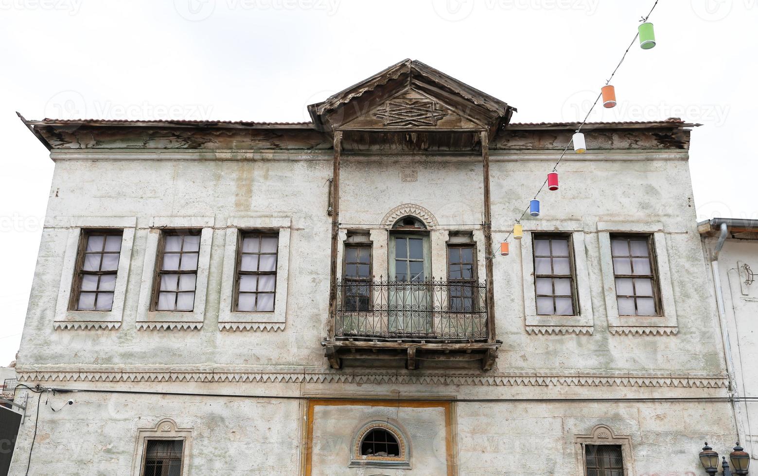 türkisches traditionelles haus in der stadt avanos, türkei foto