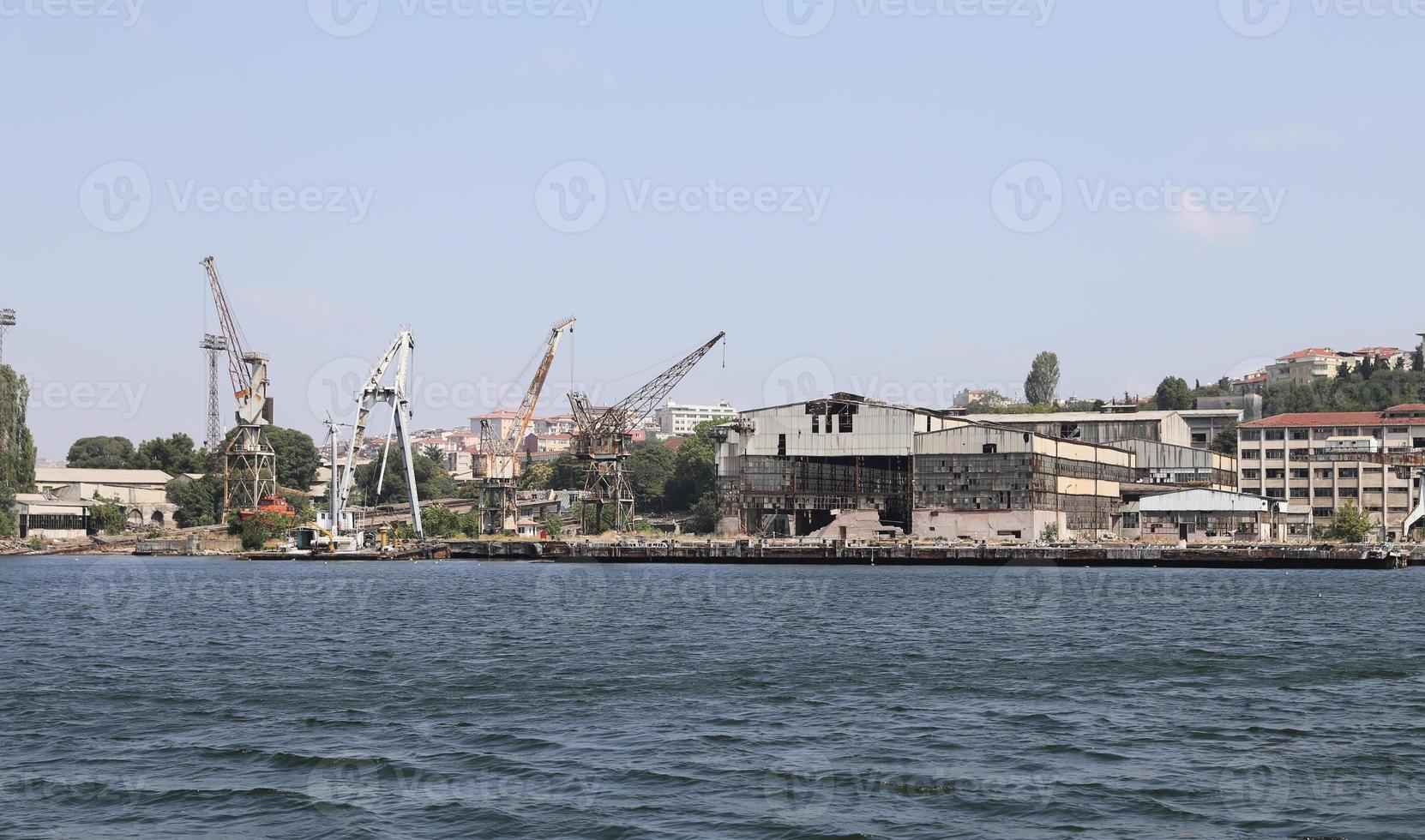 alte und verlassene Werft foto