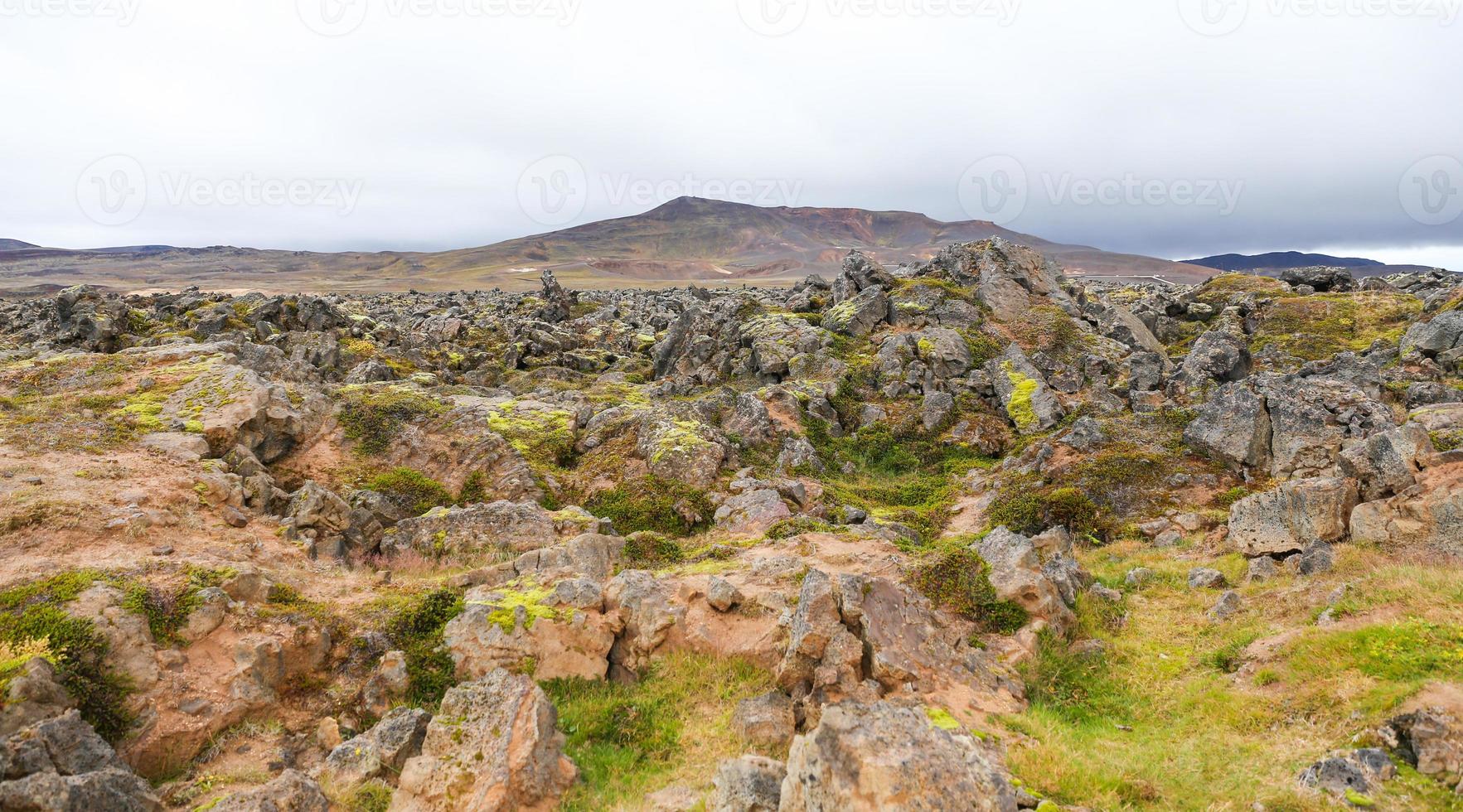 Krafla-Vulkangebiet in Island foto