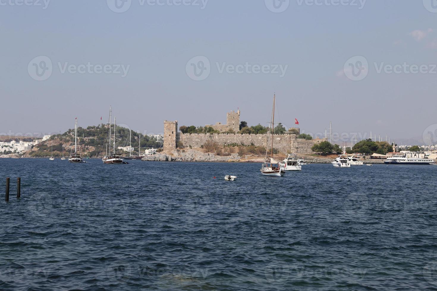 Burg von Bodrum in der Türkei foto