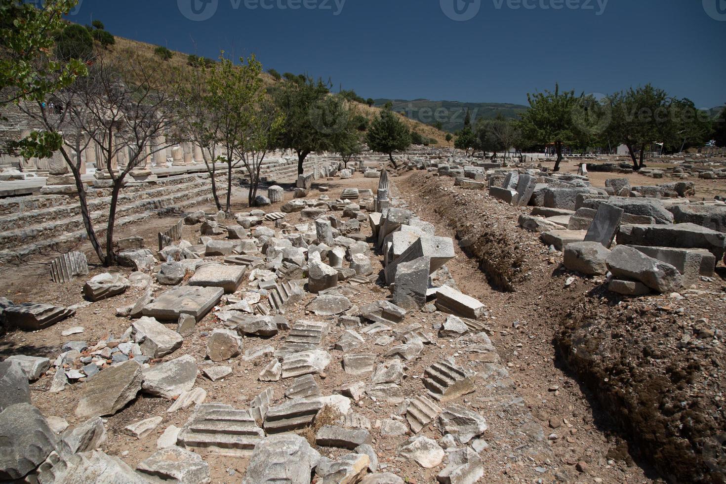 antike stadt ephesus foto