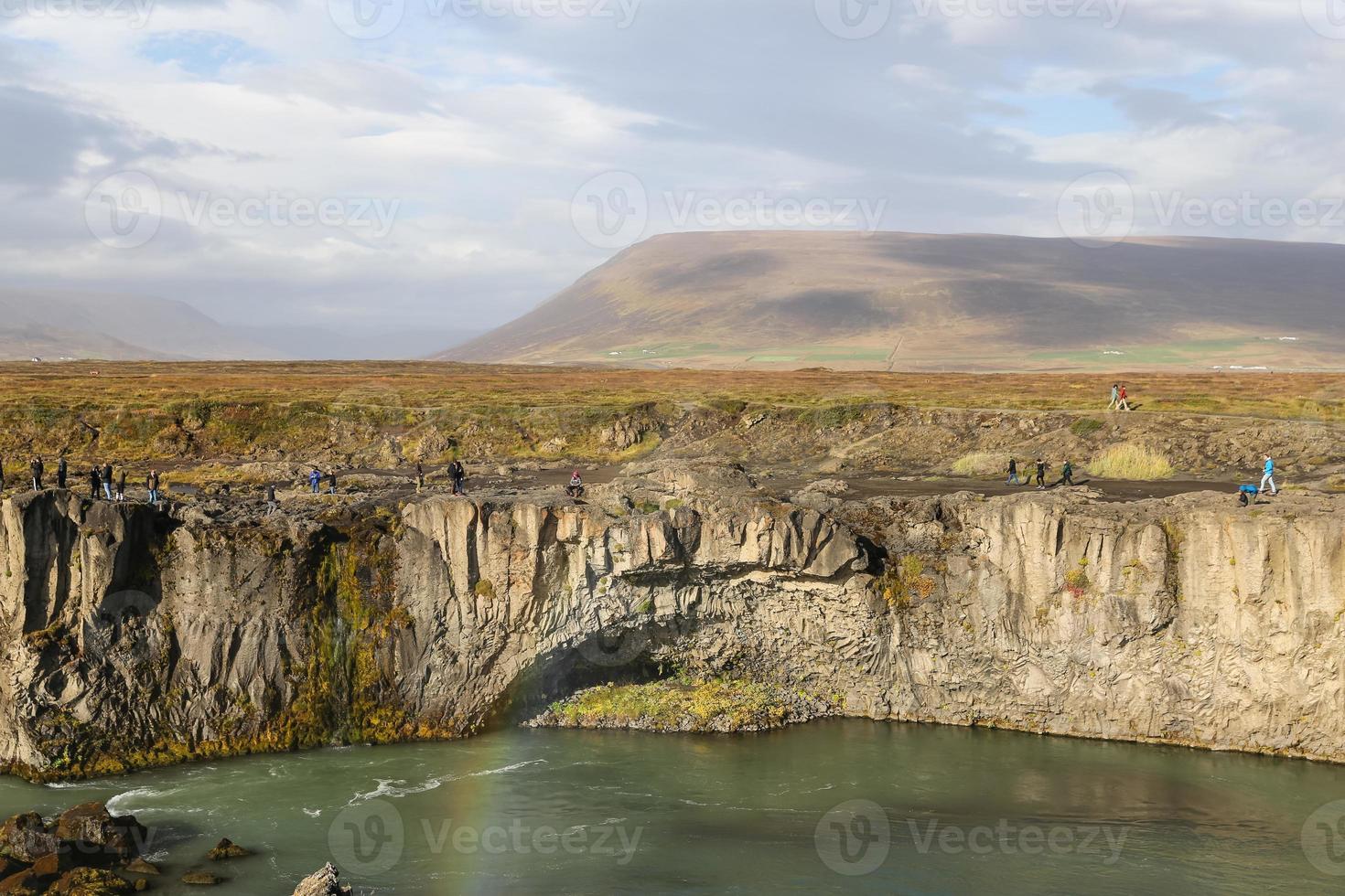 Skjalfandafljot-Fluss in Island foto