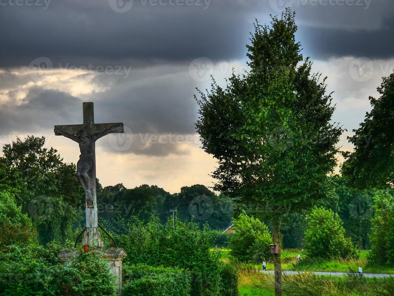 das kleine dorf weseke in westfalen foto