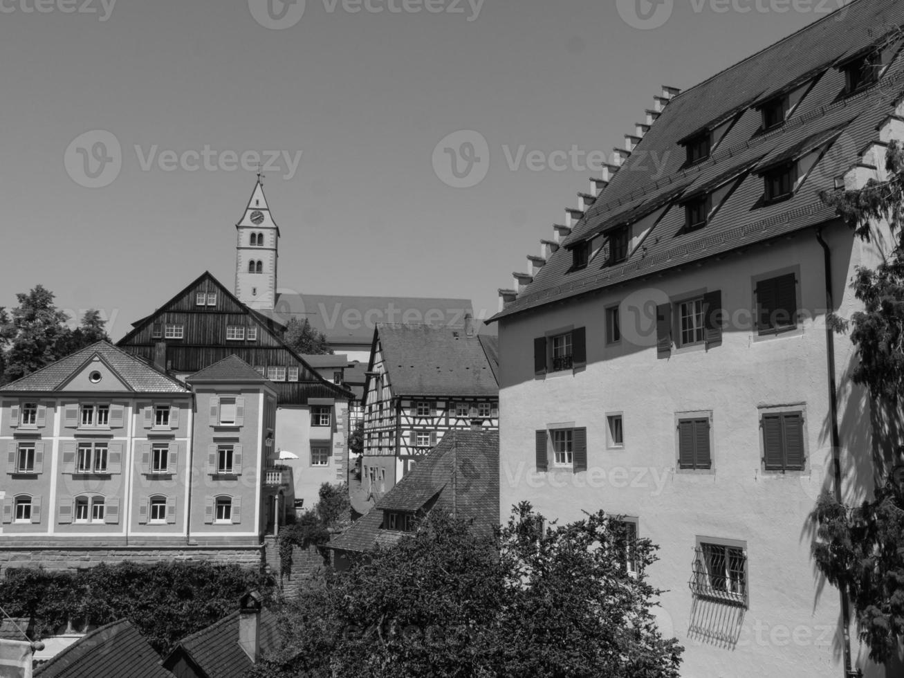 die stadt meersburg am bodensee foto