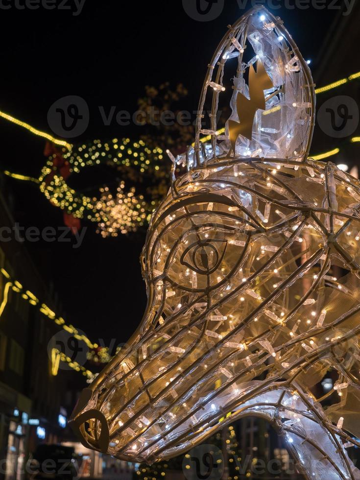 Weihnachtszeit in Bocholt in Deutschland foto