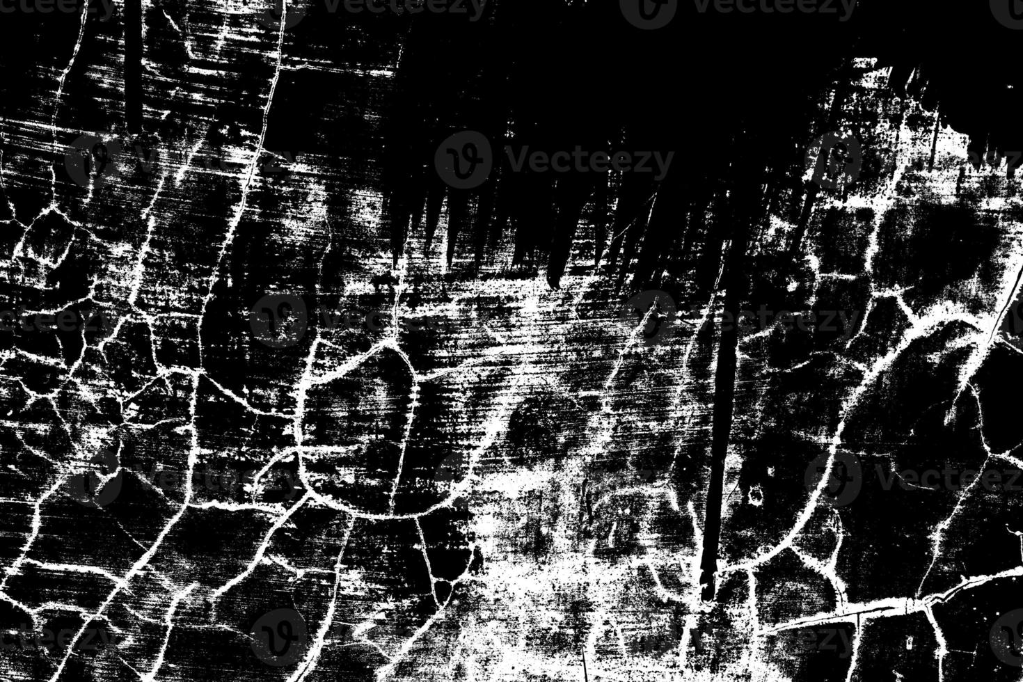 schwarzer Grunge-Staub und Kratzer im Distressed-Design. schmutzige Grunge-Textur-Bildbearbeitungsebene. Schwarz-Weiß-Overlay-Grunge-Zusammenfassungshintergrund. foto