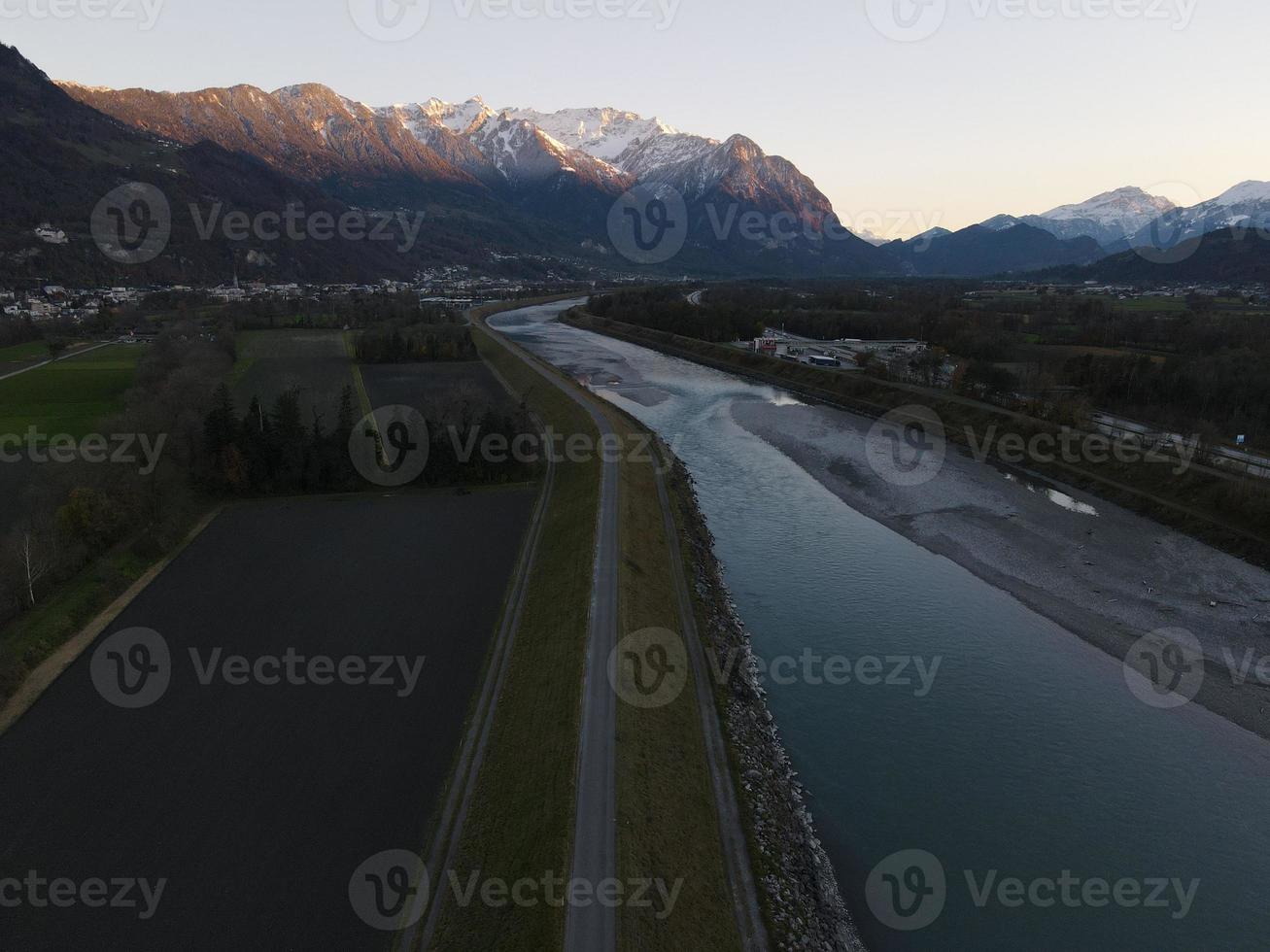 Blick auf das Rheintal foto