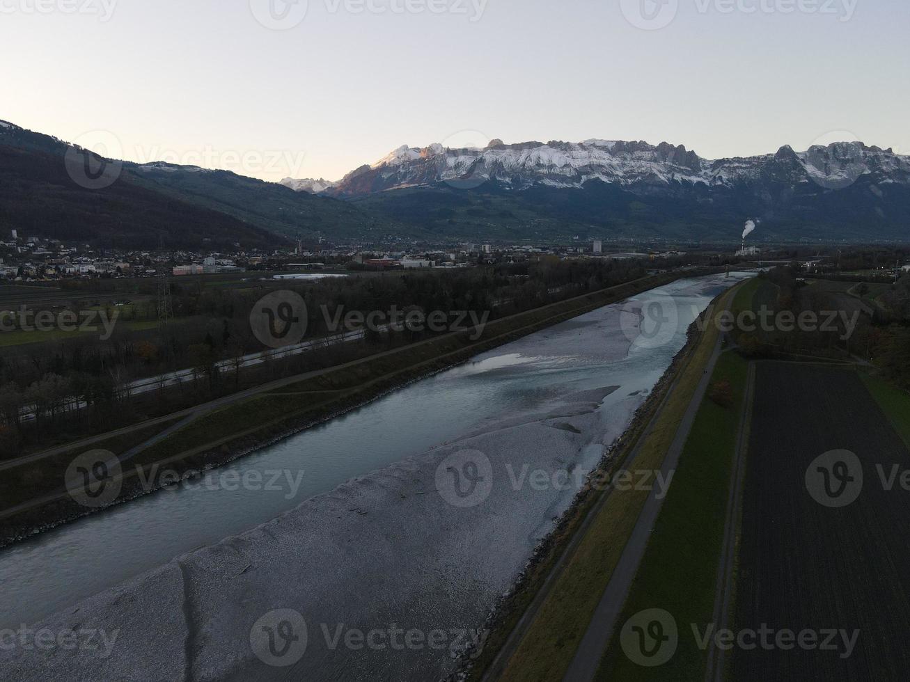 Blick auf das Rheintal foto