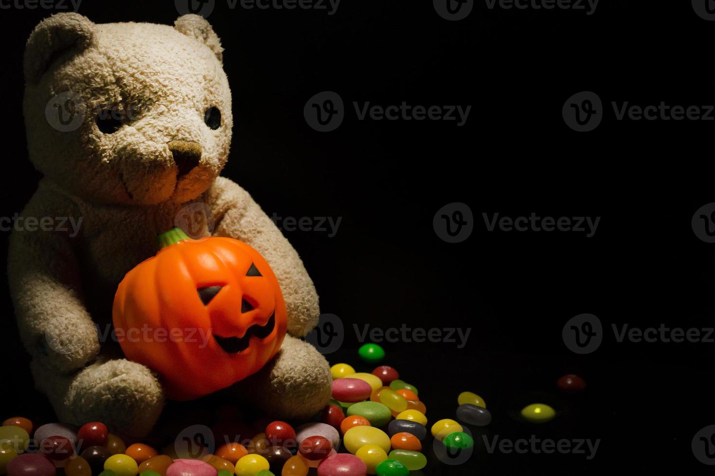 der Halloween-Hintergrund dunkler Ton Bildhintergrund. foto