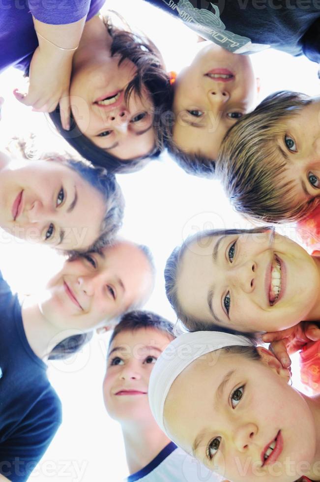 Ansicht der Kindergruppe foto